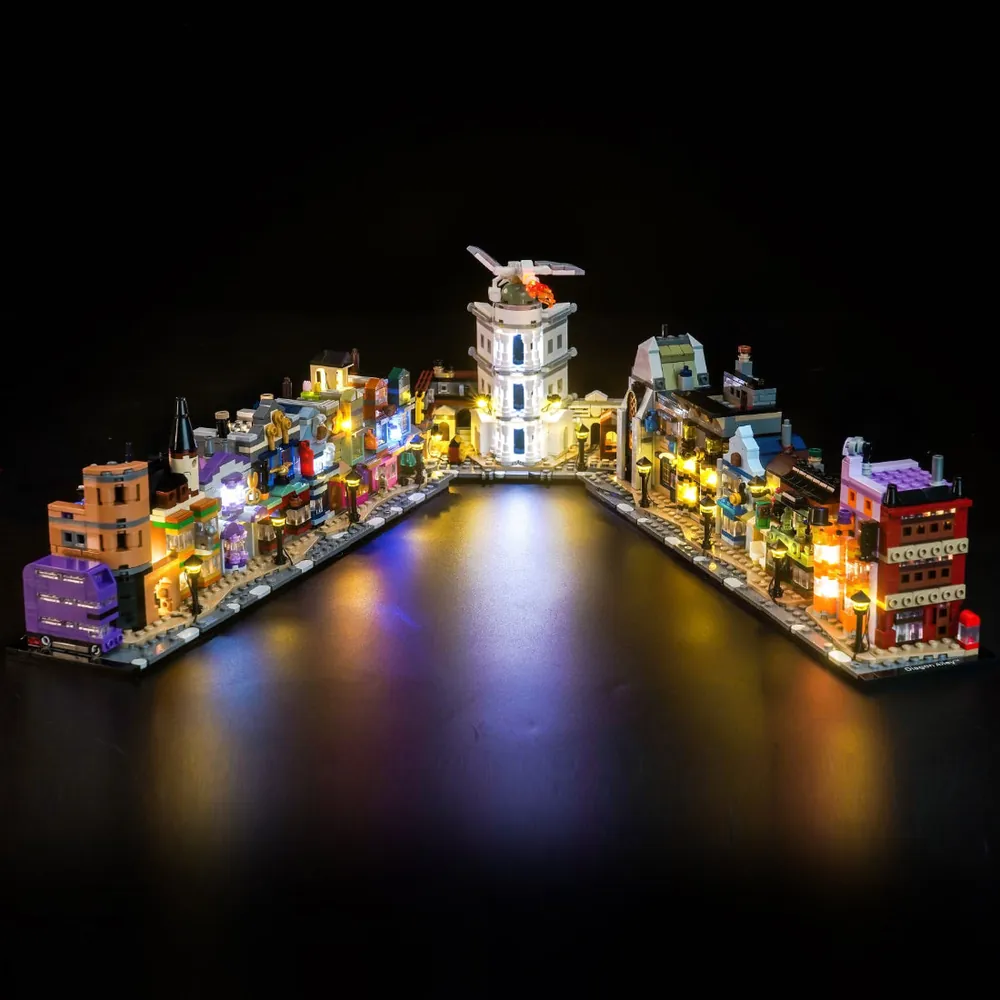 BrickBling LED kit for LEGO Diagon Alley 76444 with remote control
