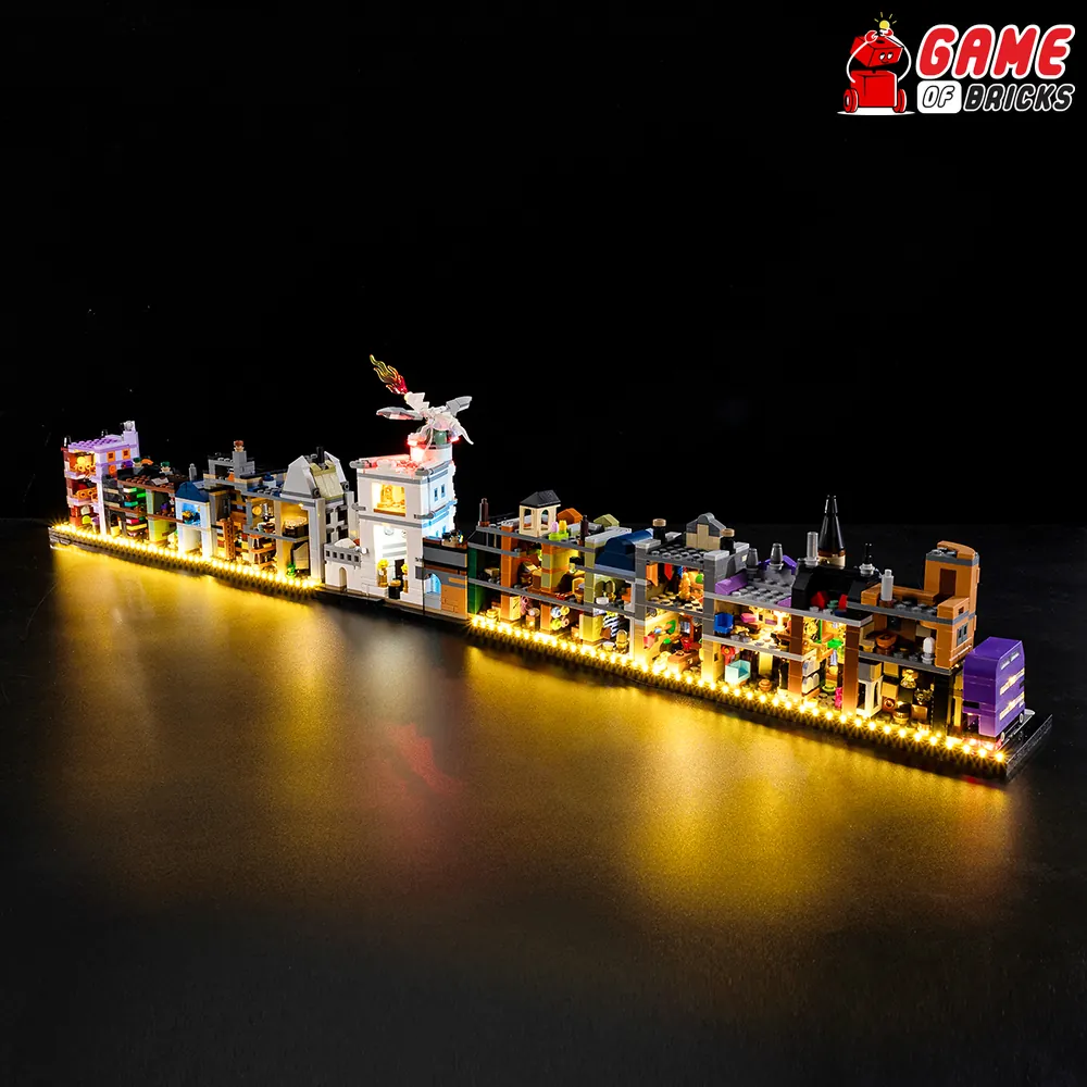 Game of Bricks remote control for Diagon Alley lights