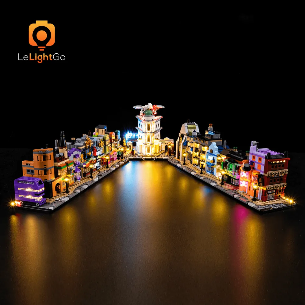 LeLightGo LED kit for LEGO Diagon Alley 76444