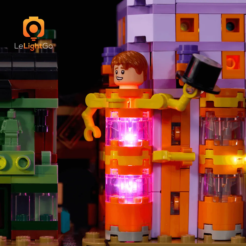 LeLightGo micro-LEDs illuminating shop windows