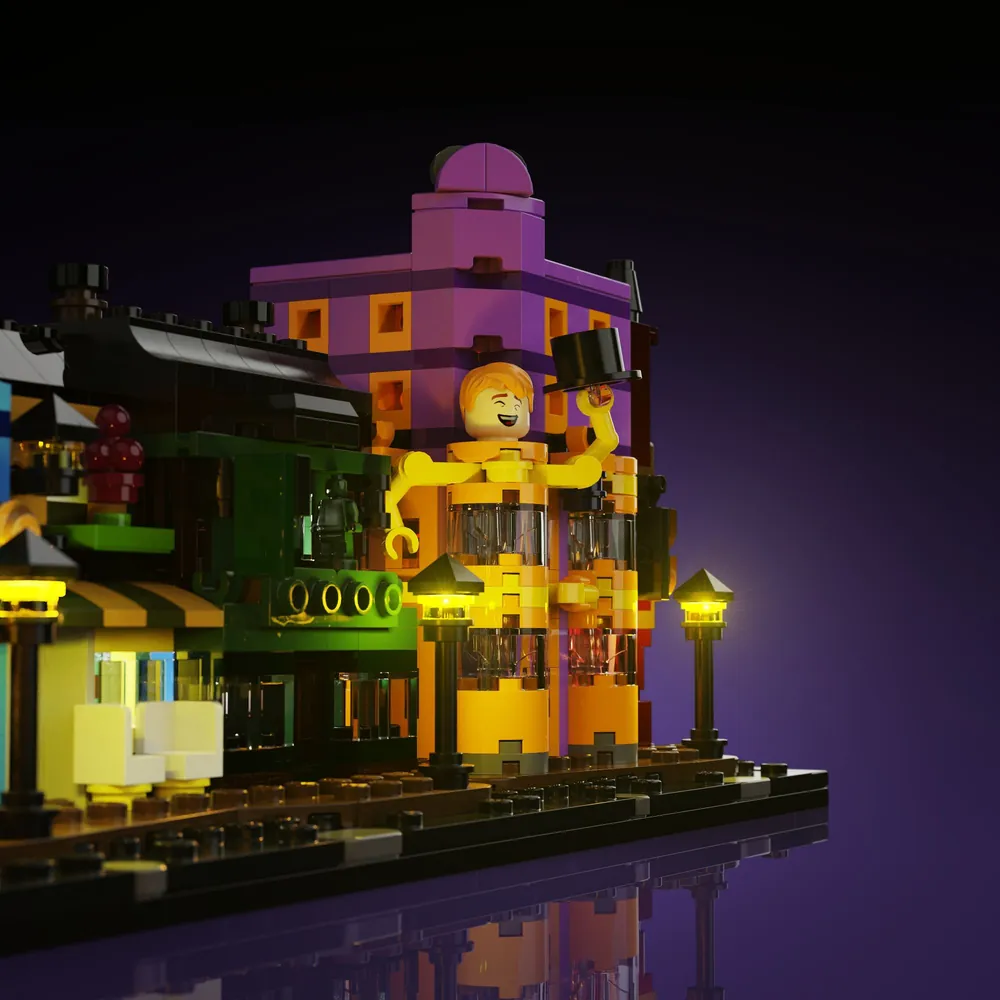 LightMyBricks premium lighting for Gringotts