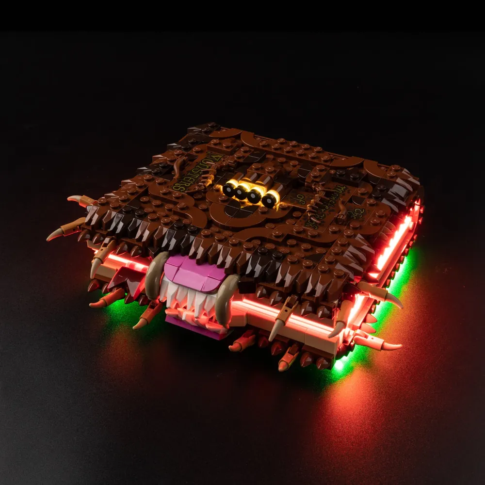 Game of Bricks LED kit for LEGO Chomping Monster Book of Monsters 76449 with expansion boards
