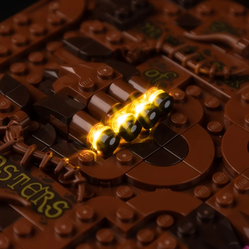 Game of Bricks Classic variant lighting the book's pages