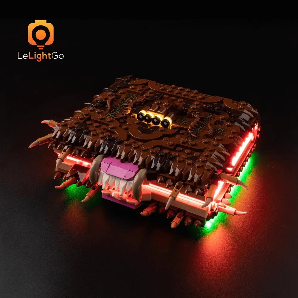 LeLightGo LED kit for LEGO Harry Potter Chomping Monster Book of Monsters 76449