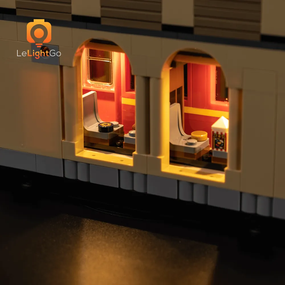 LeLightGo micro-LEDs on LEGO 76450 train front