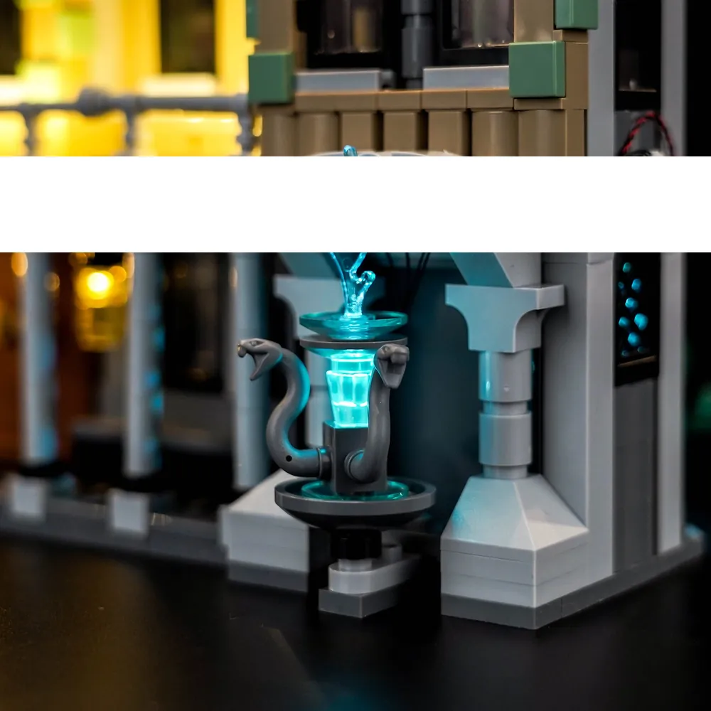BrickBling LED kit for Malfoy Manor 76453 with remote control variant