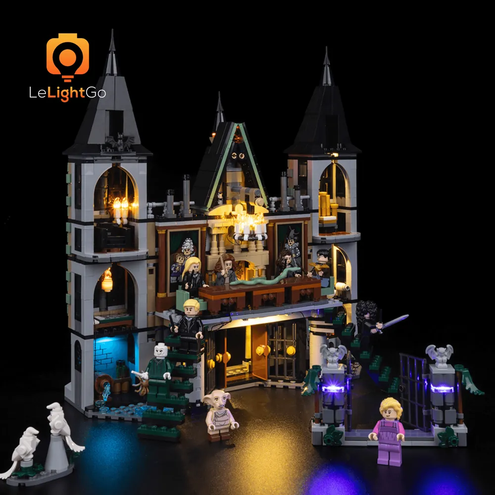 LeLightGo modular micro-LED setup in Malfoy Manor interior