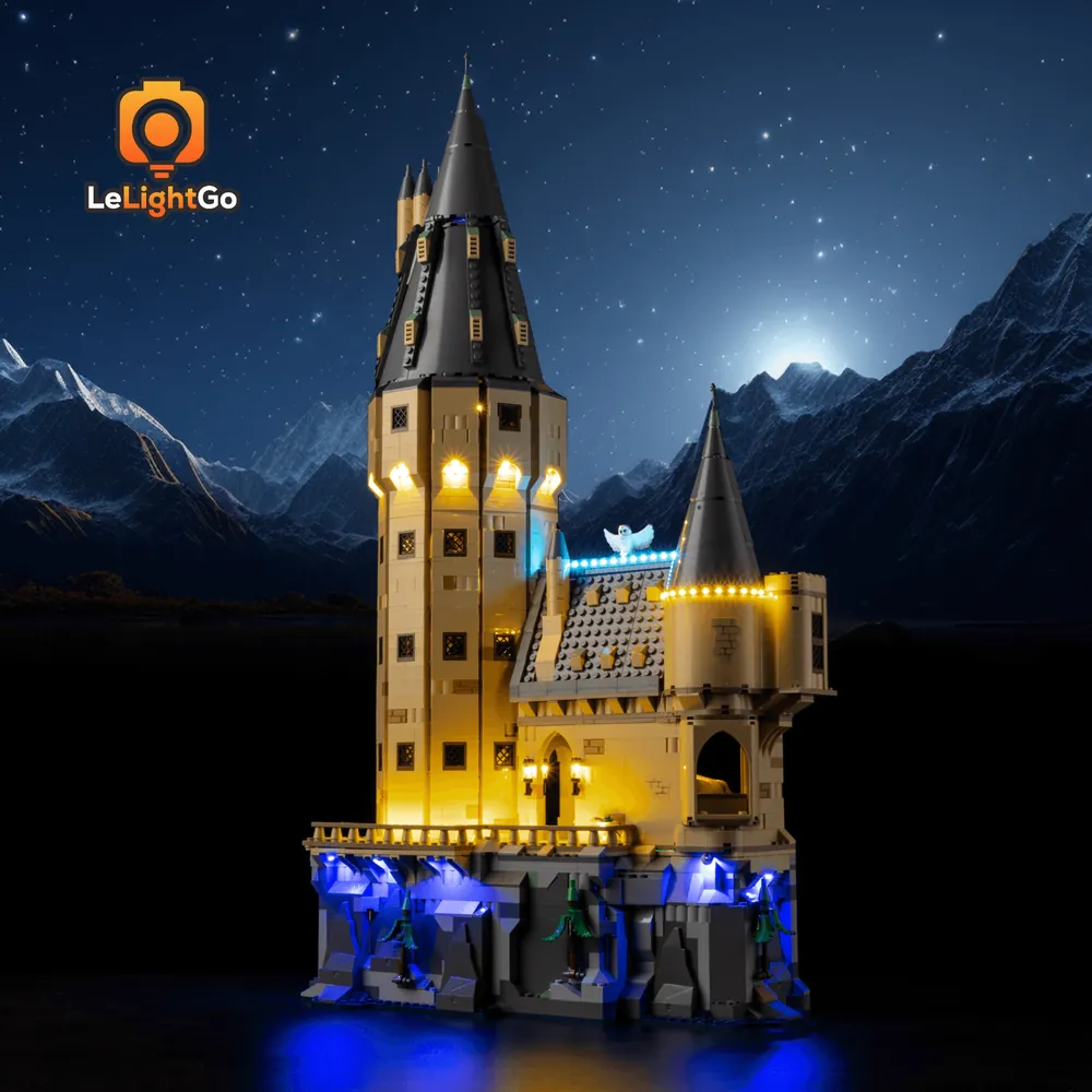 LeLightGo LED light kit for LEGO Hogwarts Castle Main Tower 76454
