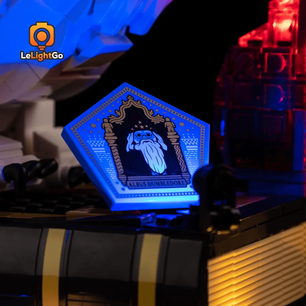 LeLightGo micro-LEDs installed on LEGO Harry Potter set