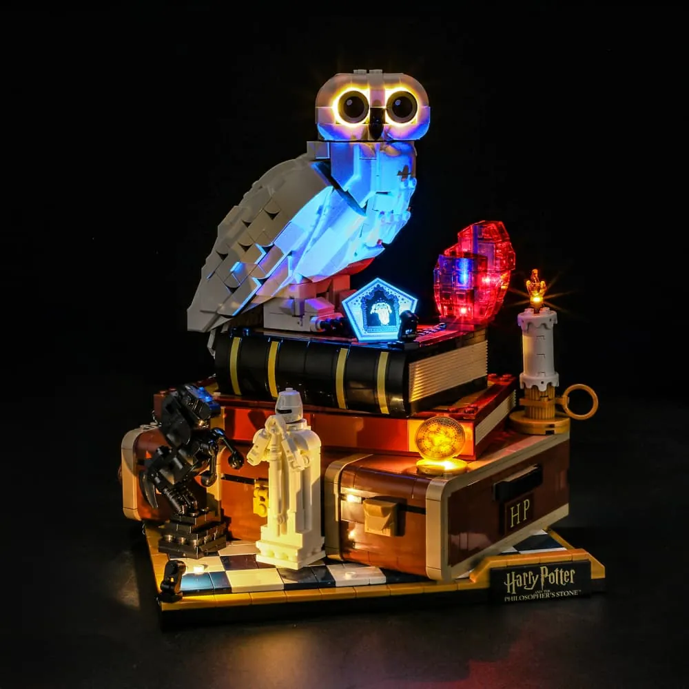 Lightailing LED kit for LEGO Sorcerer's Stone 76466 with pre-soldered harness
