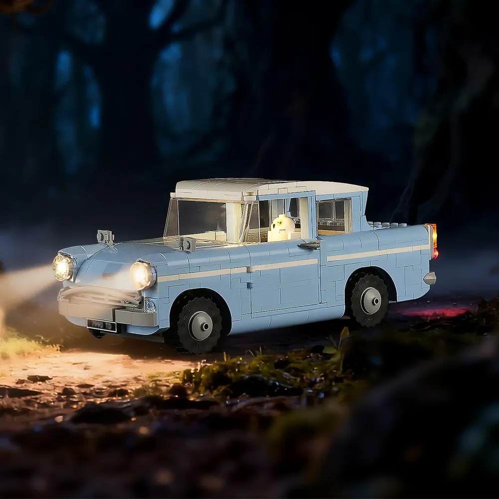 Lightailing LED kit for LEGO 76470 Enchanted Flying Ford Anglia with pre-soldered harness