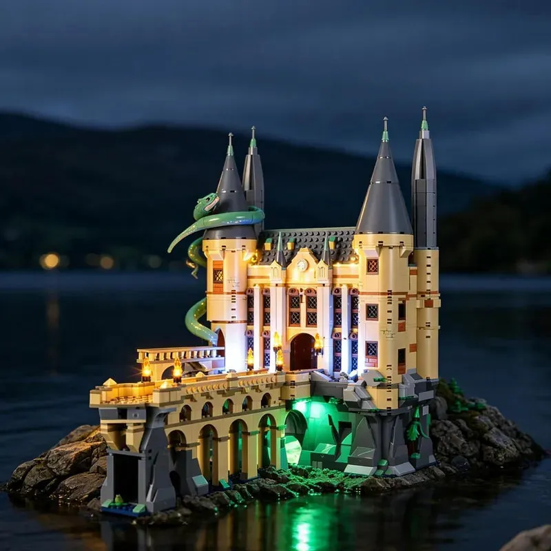 Lightailig LED kit for LEGO Hogwarts Castle East Wing 76473 lighting the Great Hall and Chamber of Secrets