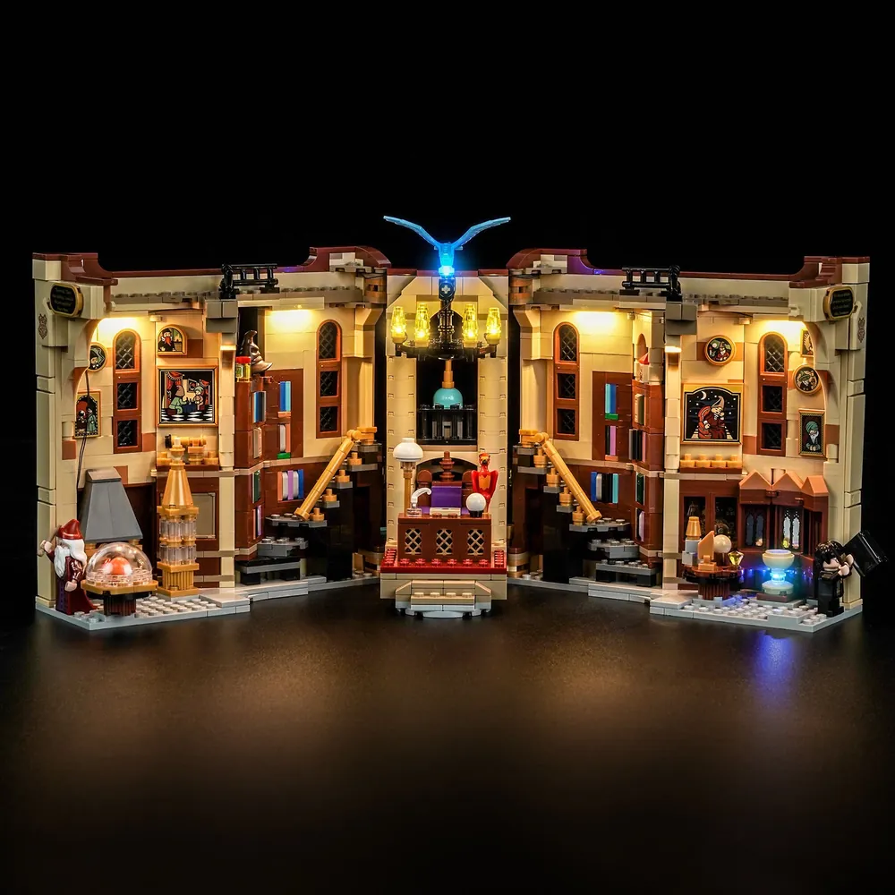BrickBling LED kit for LEGO Book Nook Dumbledore's Office with modular micro-LEDs