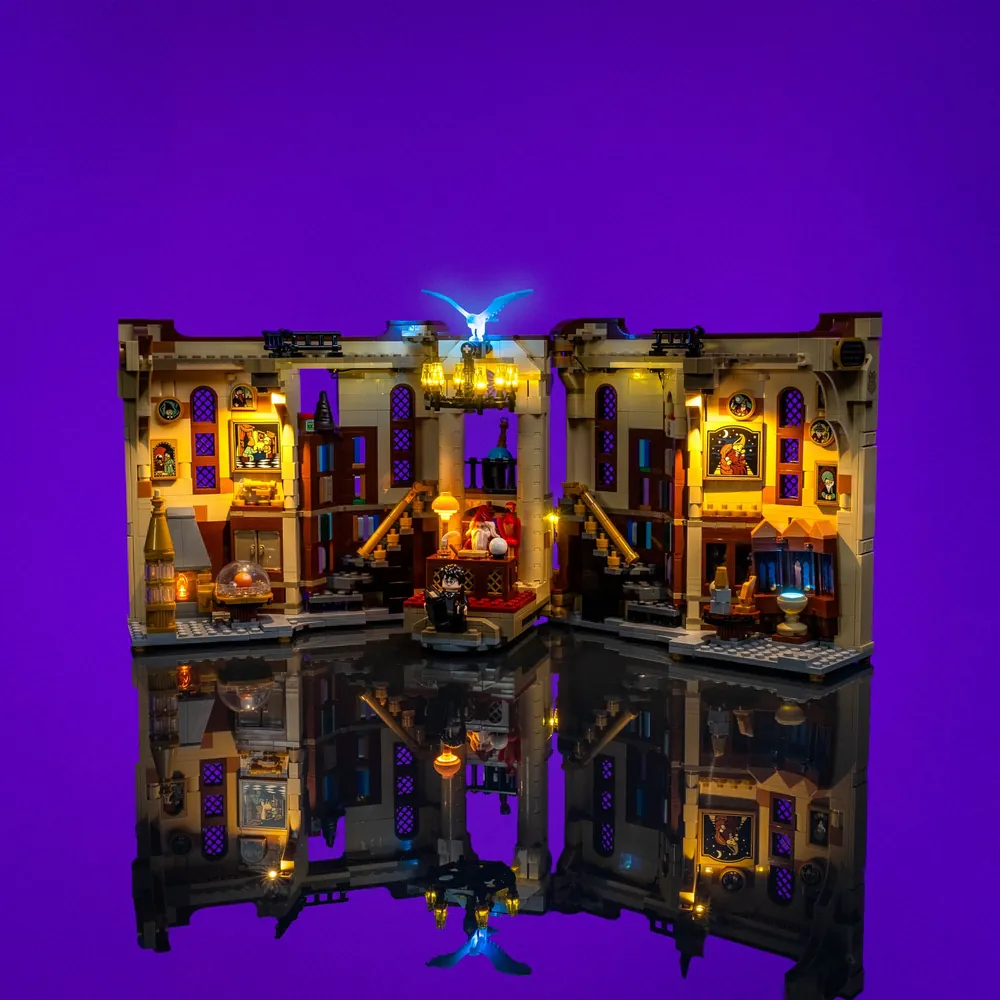 LightMyBricks LED kit for LEGO Dumbledore's Office Book Nook