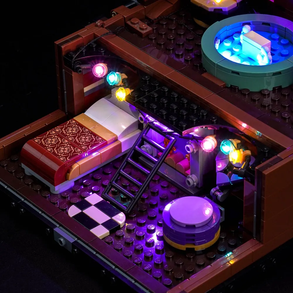 Remote Control Version of BrickBling LED kit for LEGO 76785 Thing's Apartment