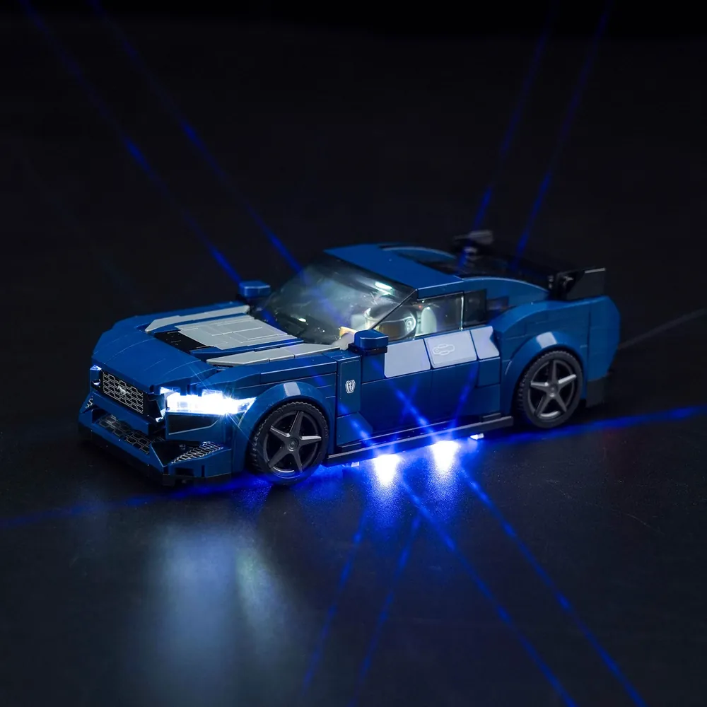 BrickBling LED lighting kit for LEGO Speed Champions Ford Mustang Dark Horse 76920