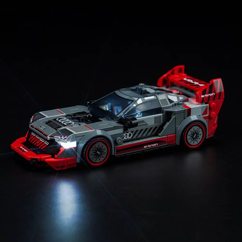 BrickBling LED kit for LEGO 76921 Audi S1 e-tron quattro Race Car lights headlights and taillights