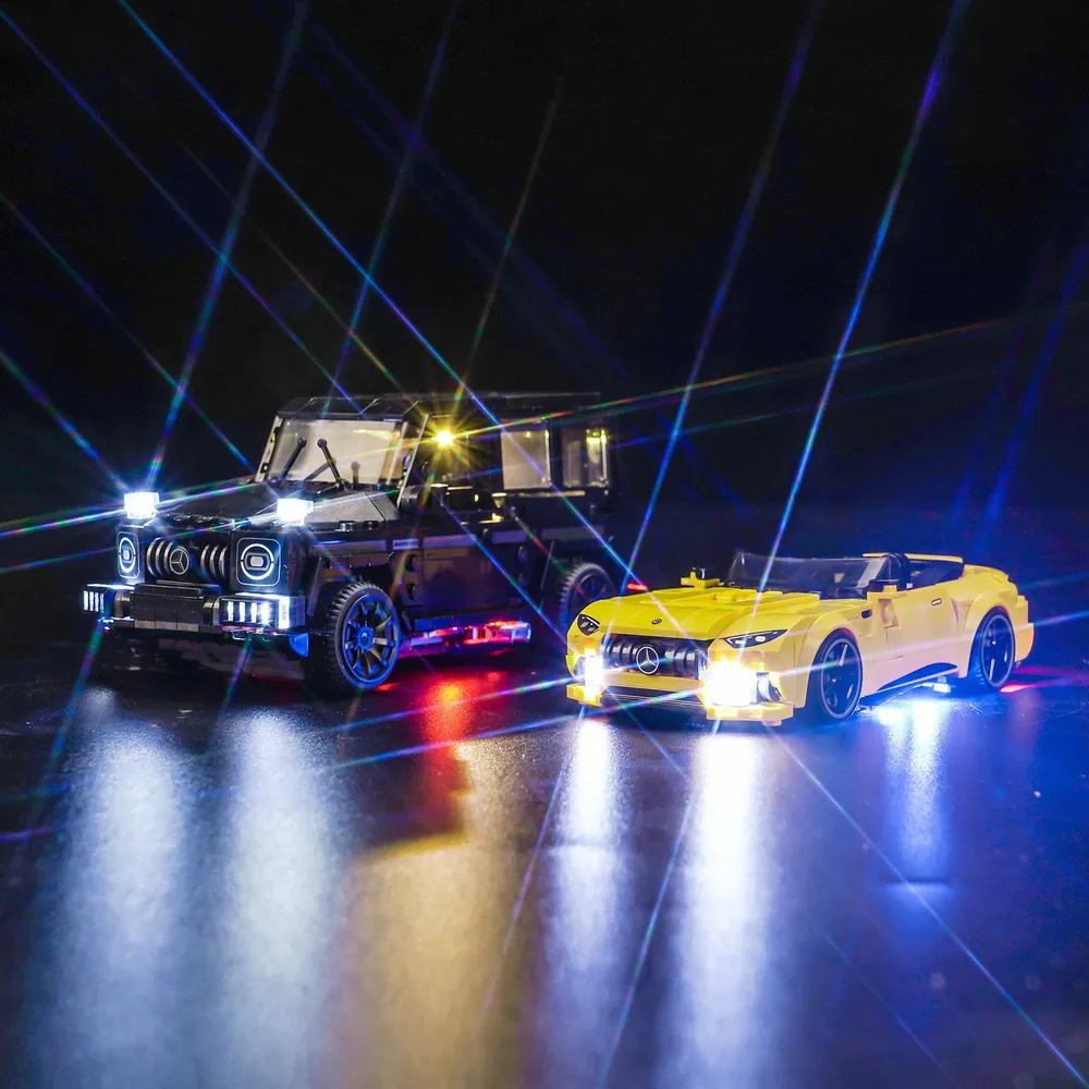 BrickBling LED kit for LEGO Speed Champions Mercedes-AMG duo