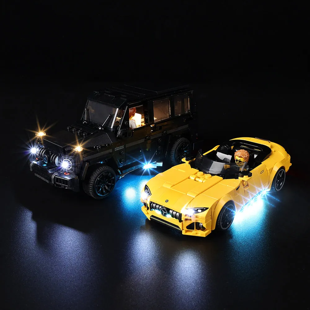 Game of Bricks LED light kit for LEGO Mercedes-AMG G 63 and SL 63