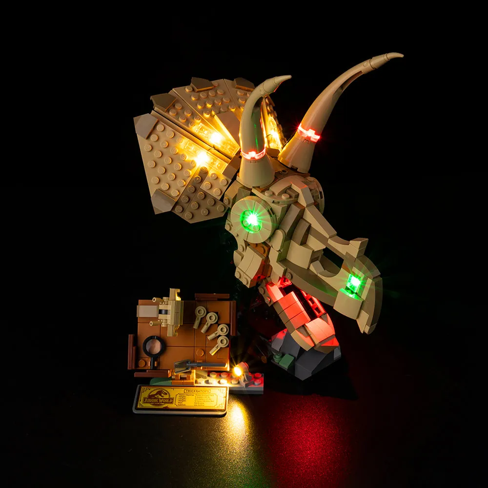 Game of Bricks LED kit for LEGO Triceratops Skull 76969