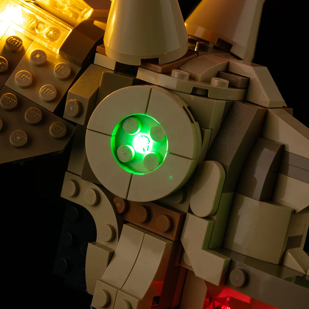 Game of Bricks expansion board close-up on LEGO fossil