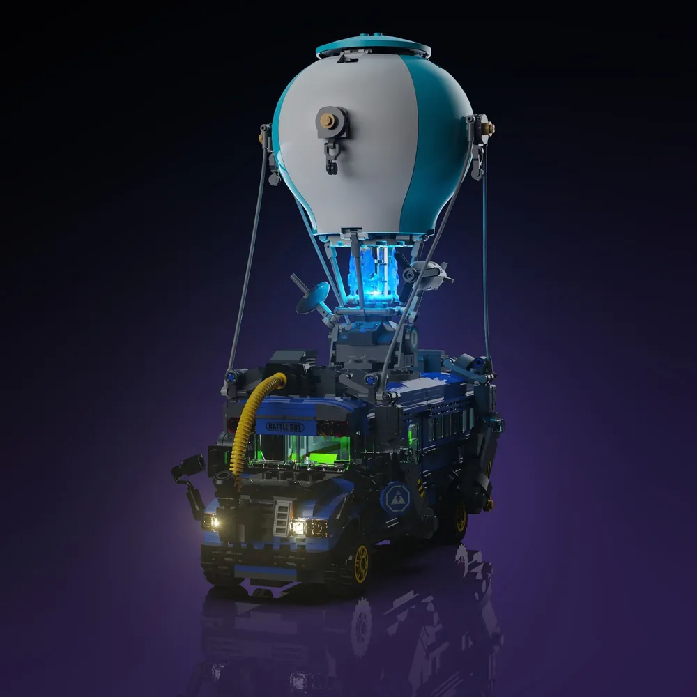 LightMyBricks LED kit for LEGO Fortnite Battle Bus 77073