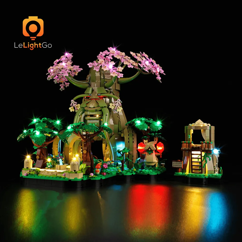 LeLightGo LED kit for LEGO Great Deku Tree 77092 with modular micro-LEDs