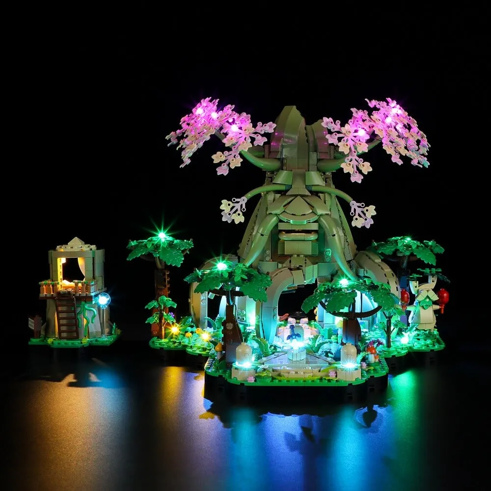 Lightailing LED kit for LEGO Great Deku Tree 77092 with pre-soldered harness