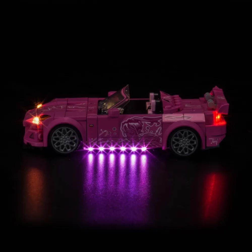 BrickBling LED lights for LEGO 2 Fast 2 Furious Honda S2000 77241