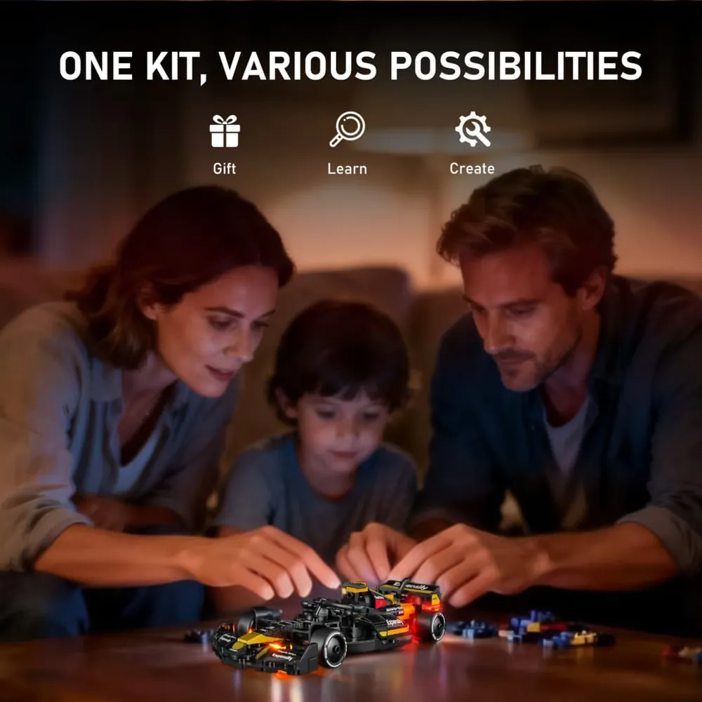 LEGO 77252 APXGP Team Race Car with Lightailing underglow