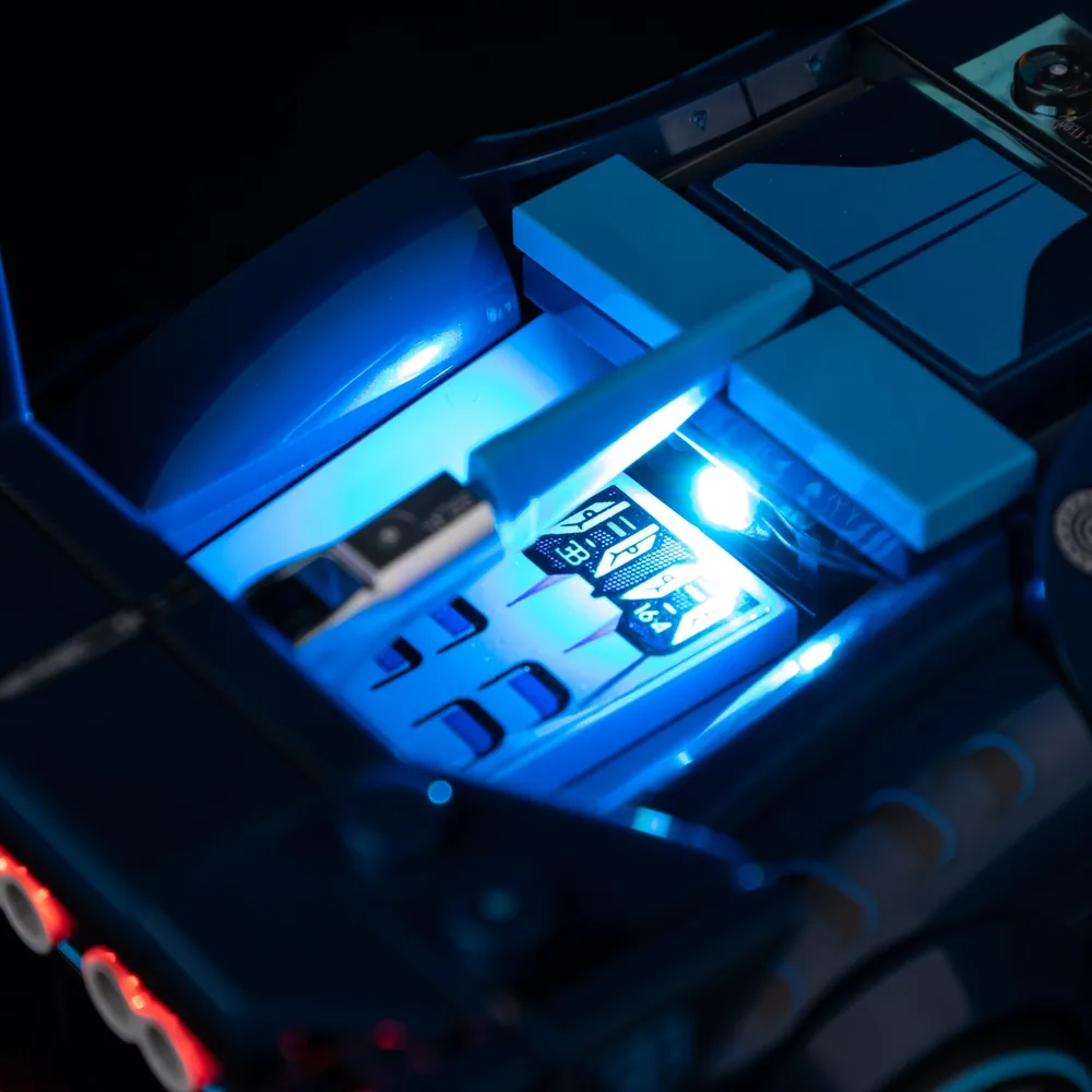 Game of Bricks lighting for LEGO Speed Champions hypercar