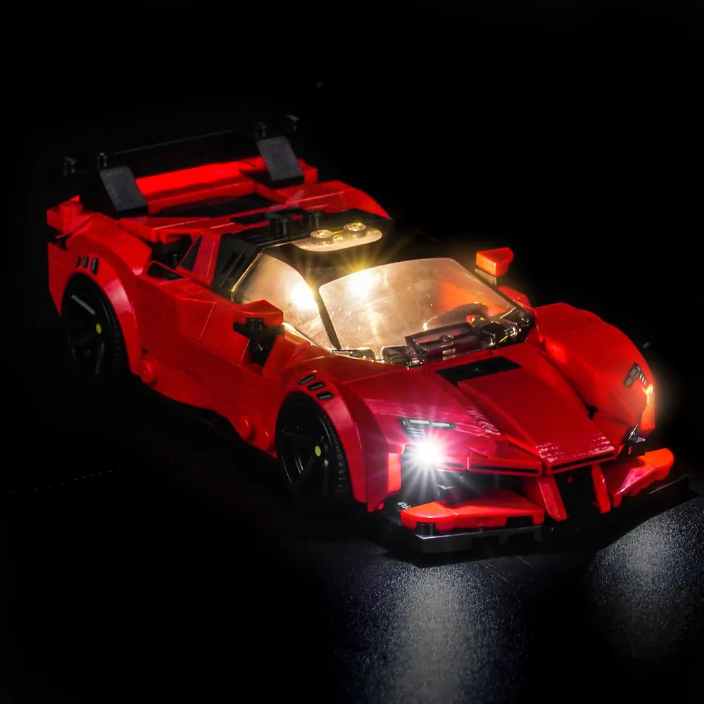 BrickBling LED lighting kit for LEGO Ferrari SF90 XX Stradale