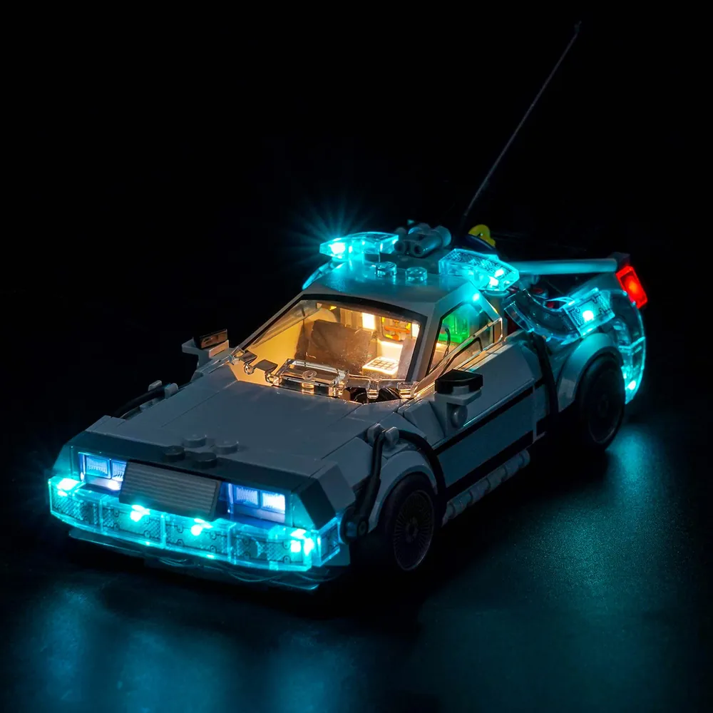BrickBling Classic Version lighting kit for LEGO 77256 Time Machine