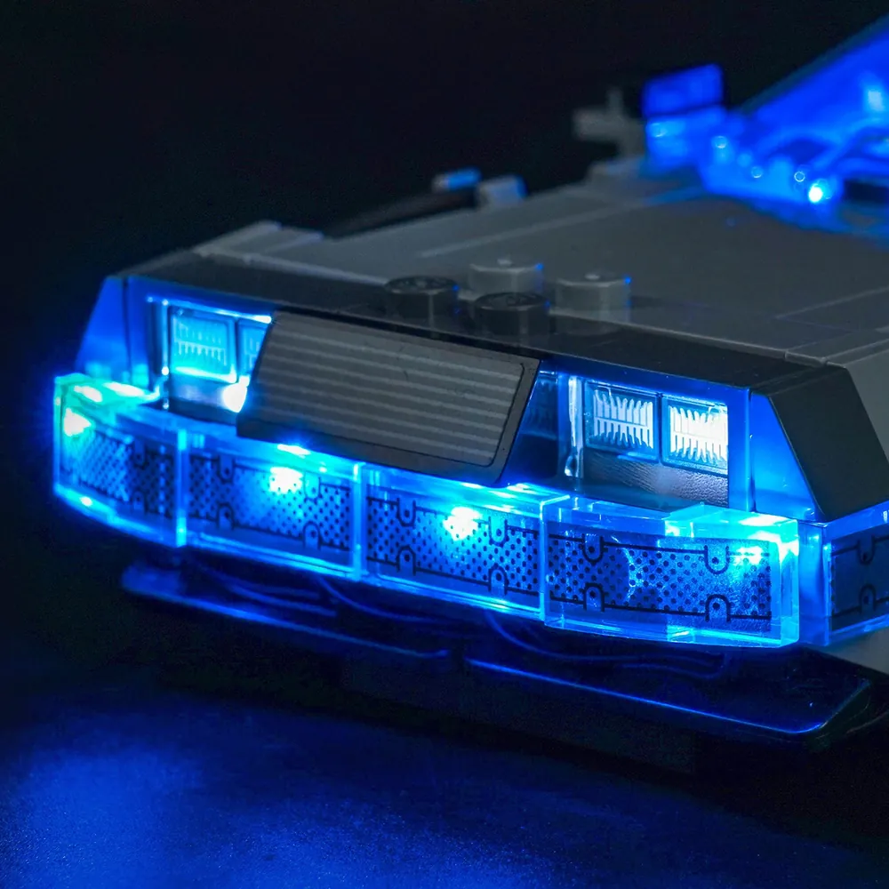 BrickBling Upgraded Version lighting kit for LEGO 77256 Time Machine