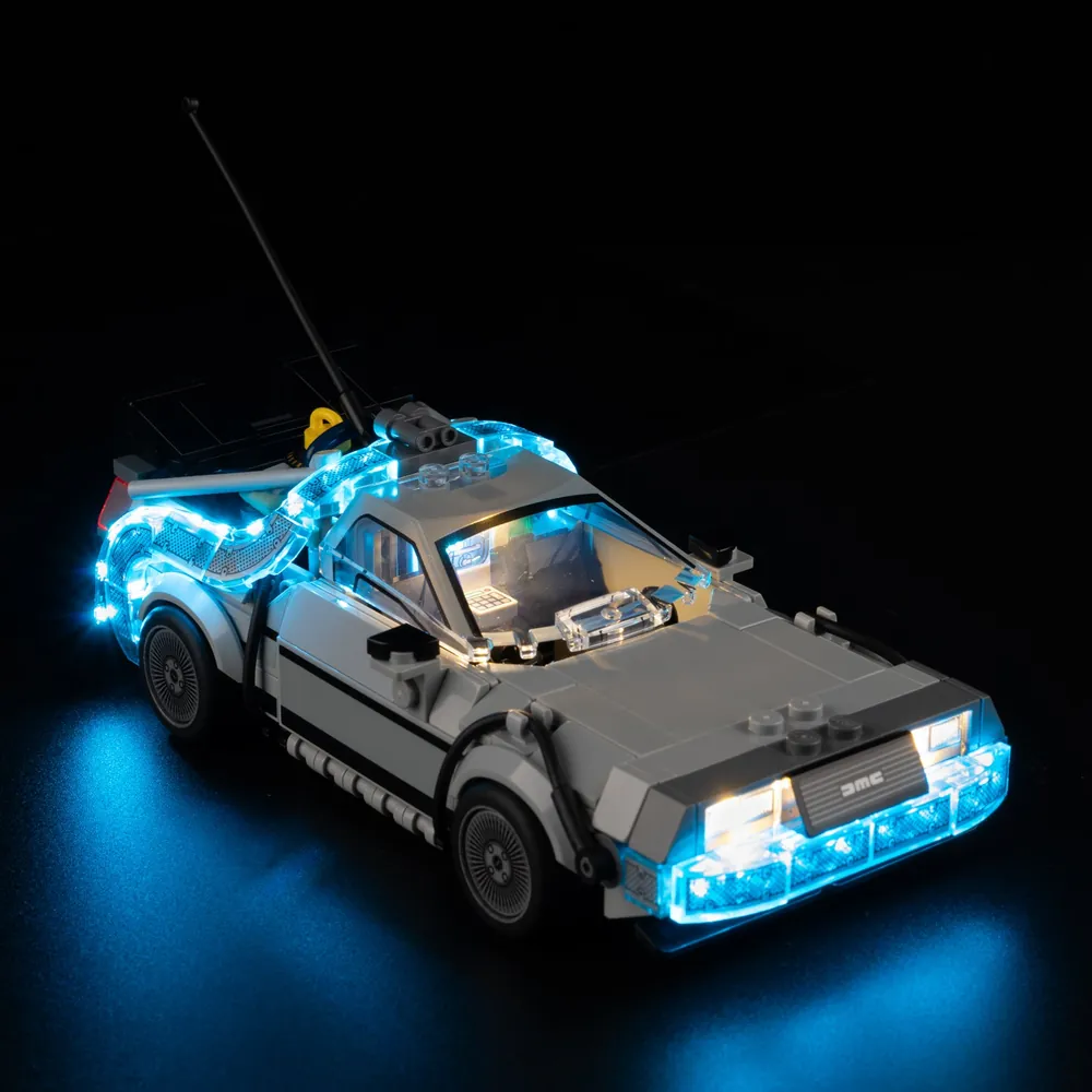 Game of Bricks expansion board lighting kit for LEGO 77256 Time Machine