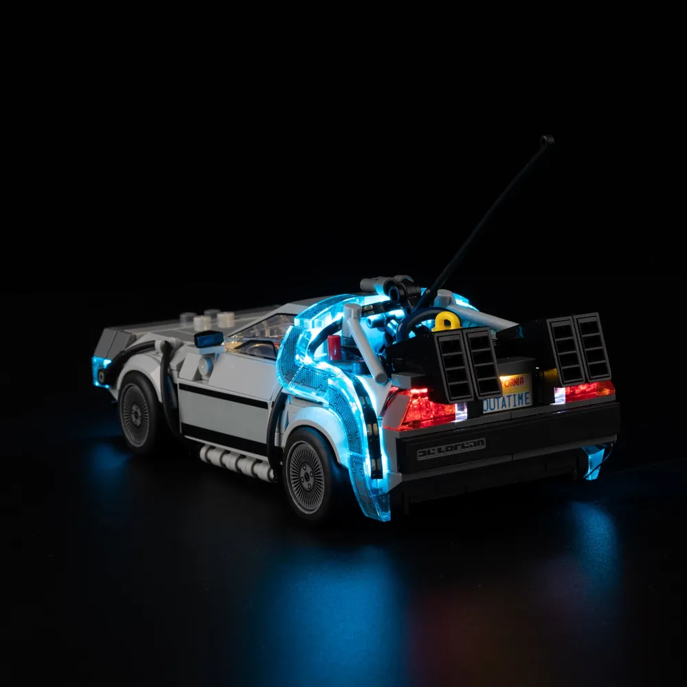 Game of Bricks modular wiring on LEGO 77256 Time Machine