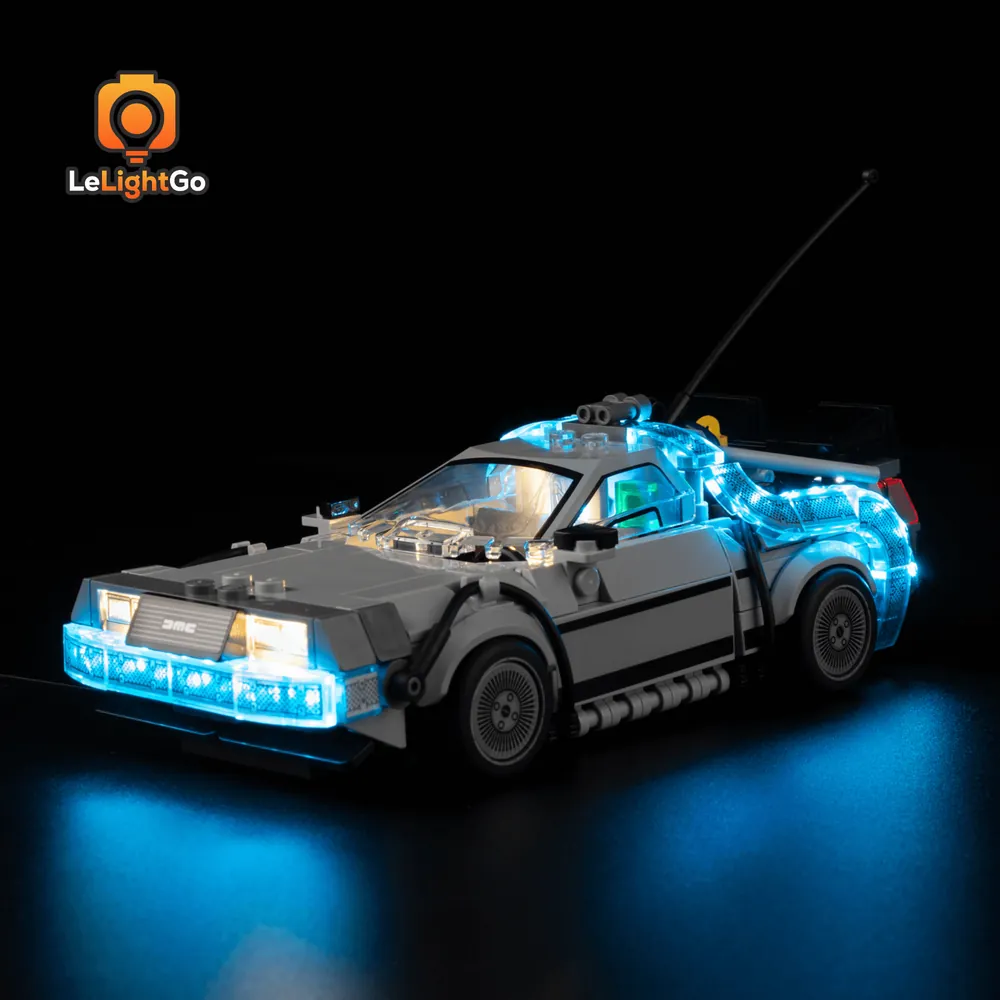 LeLightGo standard edition lighting kit for LEGO 77256 Time Machine