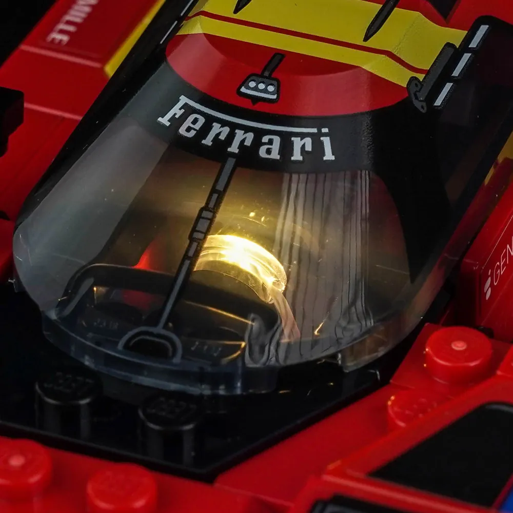LED lights for LEGO Ferrari 499P