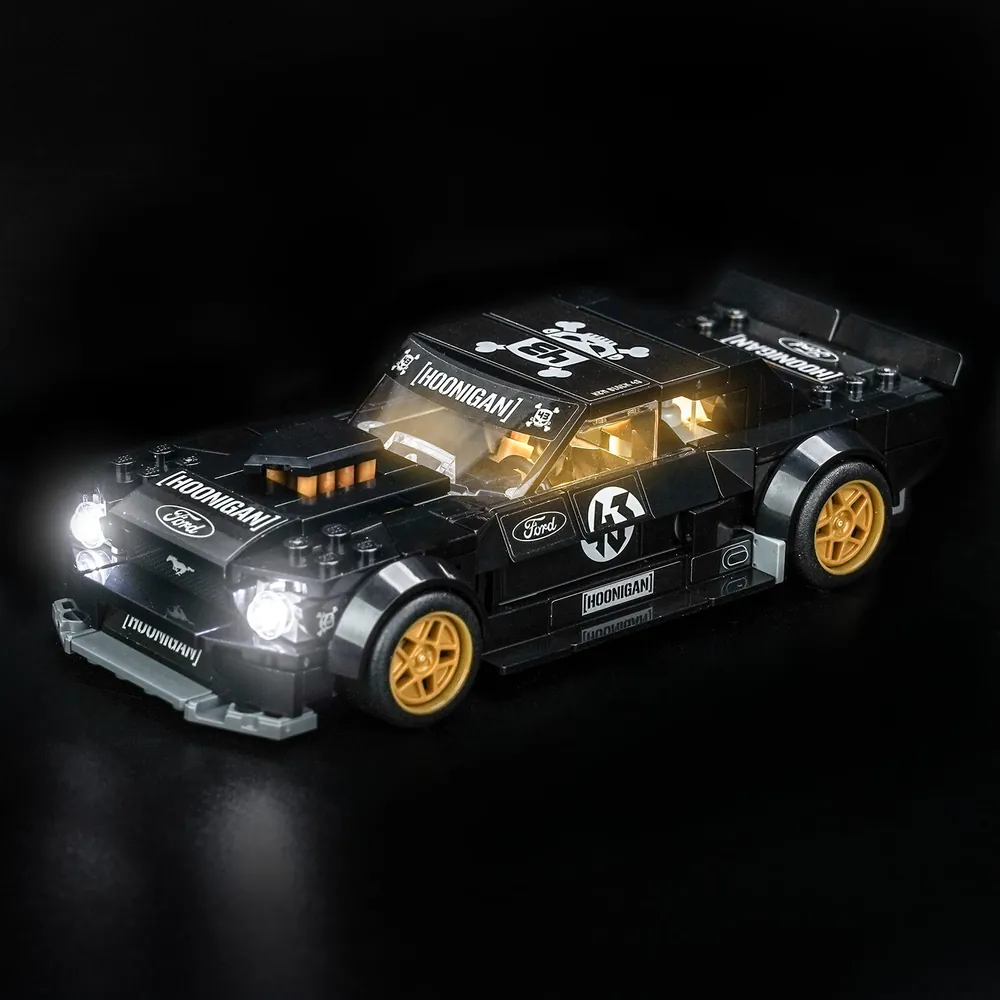 BrickBling LED kit for LEGO 77262 Hoonicorn with headlights and engine glow