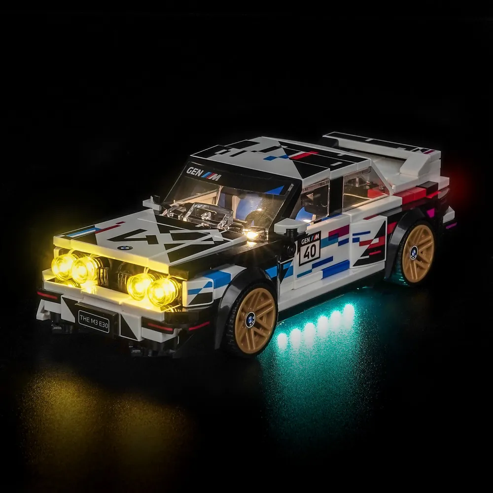 BrickBling LED kit for LEGO BMW M3 (E30) 77263 micro LED lights