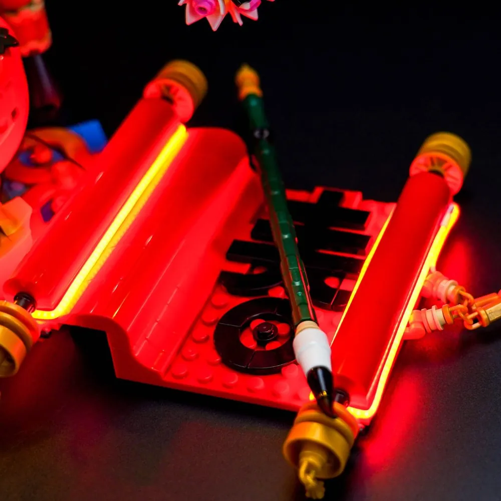 BrickBling remote control variants for LEGO Good Fortune 80117 light kit
