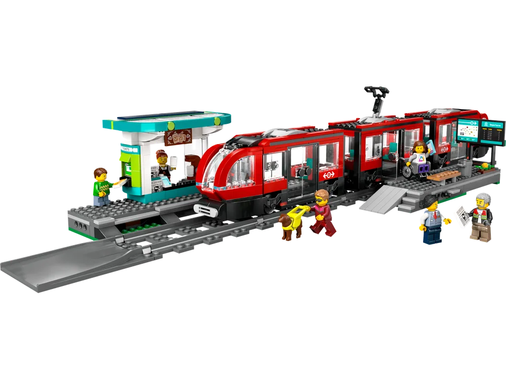 LEGO Downtown Streetcar and Station 60423
