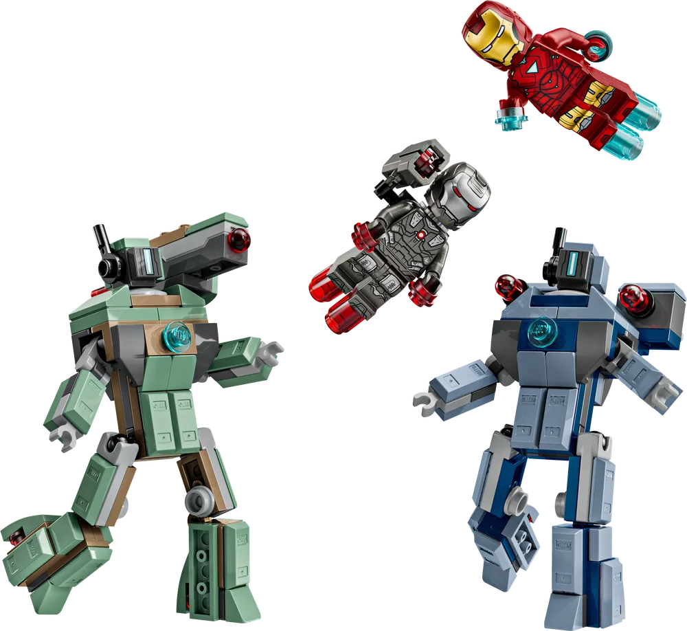 LEGO Iron Man & War Machine vs. Hammer Drones 76320