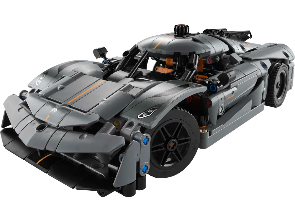 LEGO Koenigsegg Jesko Absolut Grey Hypercar 42173