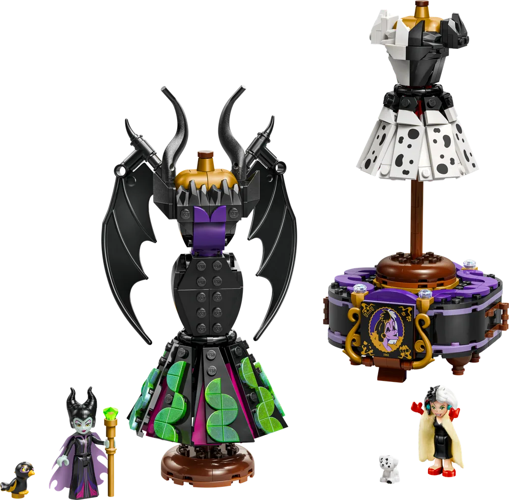 LEGO Maleficent's and Cruella De Vil's Dresses 43262