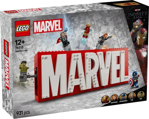 Lego MARVEL Logo & Minifigures 76313