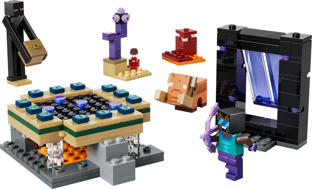 LEGO Nether & End Portal Journey 21584