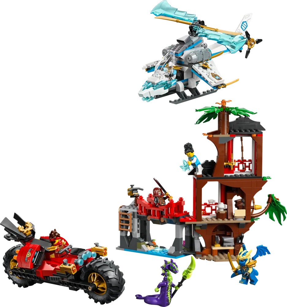 LEGO Ninja Vehicle Tree House Battle 71857