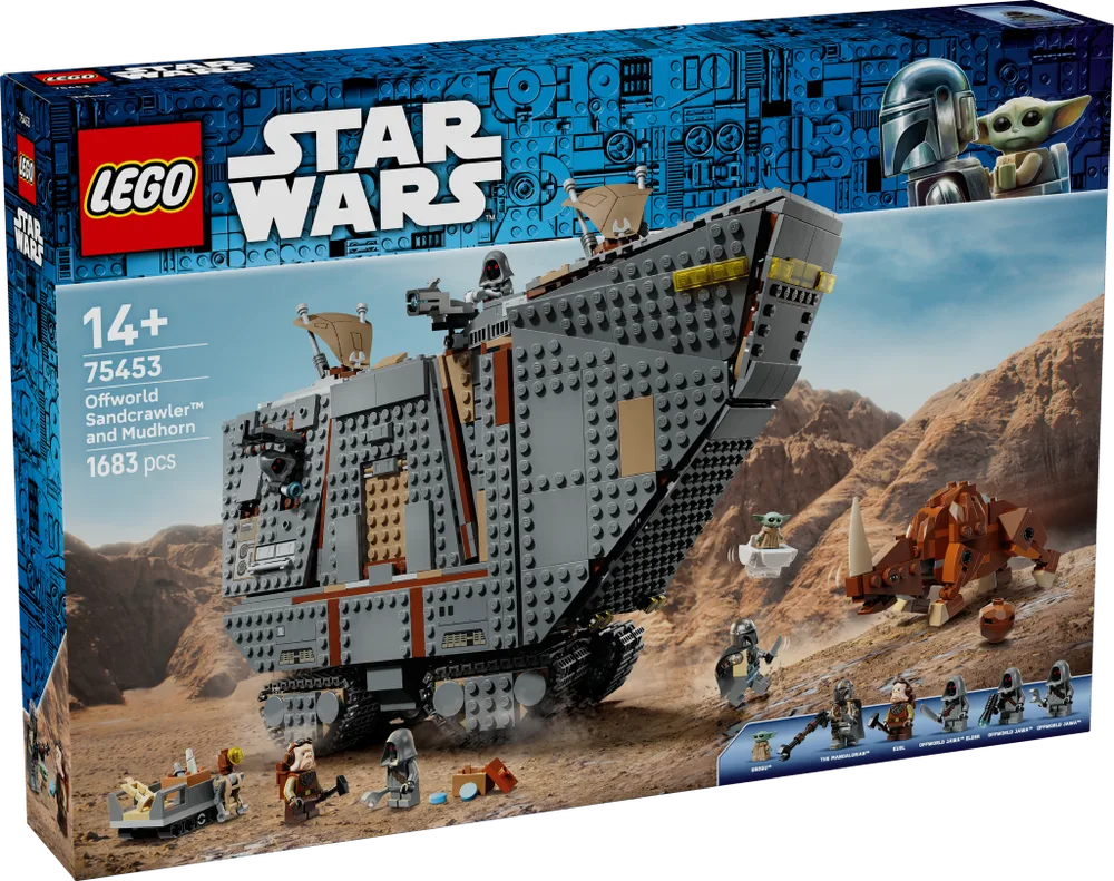 LEGO Offworld Sandcrawler™ and Mudhorn 75453