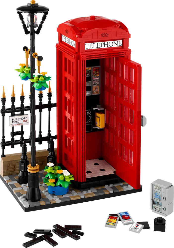 LEGO Red London Telephone Box 21347